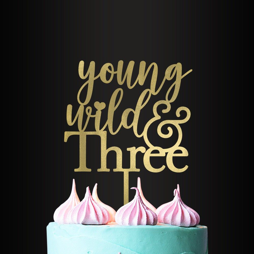 Details about / Celebrate It # 3 Cake Topper