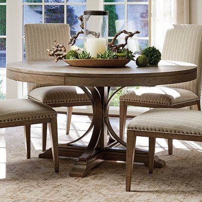 Cypress Point Extendable Pedestal Dining Table In 2021 Room Centerpieces Round Table Centerpieces Round Dining Room, Round Table Cypress