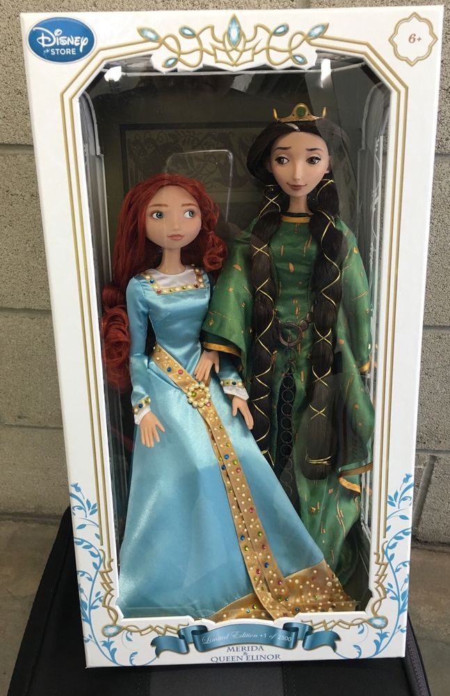 DISNEY BRAVE LIMITED EDITION MERIDA AND QUEEN ELINOR DOLL SET New | Bonecas