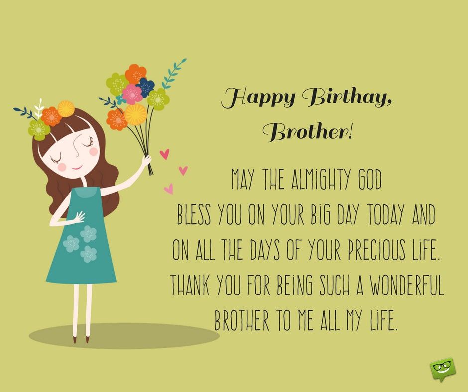 20+ Inspiration Big Brother Birthday Blessings For Brother