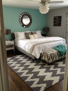 Teal White Grey This Is How I Want To Have My Room But Teal White Grey This Is How I Want To Have My Room But Some Black In There Too Make It Darker At Night Time