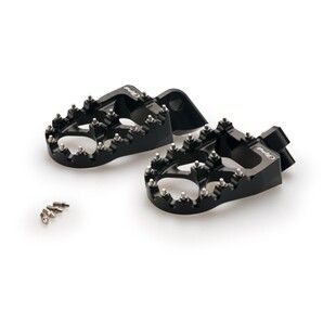 Puig Off-Road Footpegs Yamaha WR / YZ 125 / 250 / 450 With maximum structural strength and minimum weight, Puig's Off-Road Footpegs are designed perfectly for maximum grip when on the heavy trails or out on the track. Made from high-performance Ergal 7075 aluminum, these pegs are proven tough and incorporate stainless steel dropouts that can be replaced when worn down. All of these benefits plus a cool anodized finish make the Puig Off-Road Footpegs surely an upgrade when replacing your stock pe Yamaha Wr, Revzilla, Incorporate, Offroad, High Performance, Grip, Upgrade, Tough, Baby Shoes