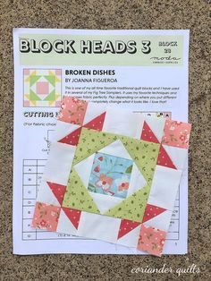 Moda Block Heads Block 28