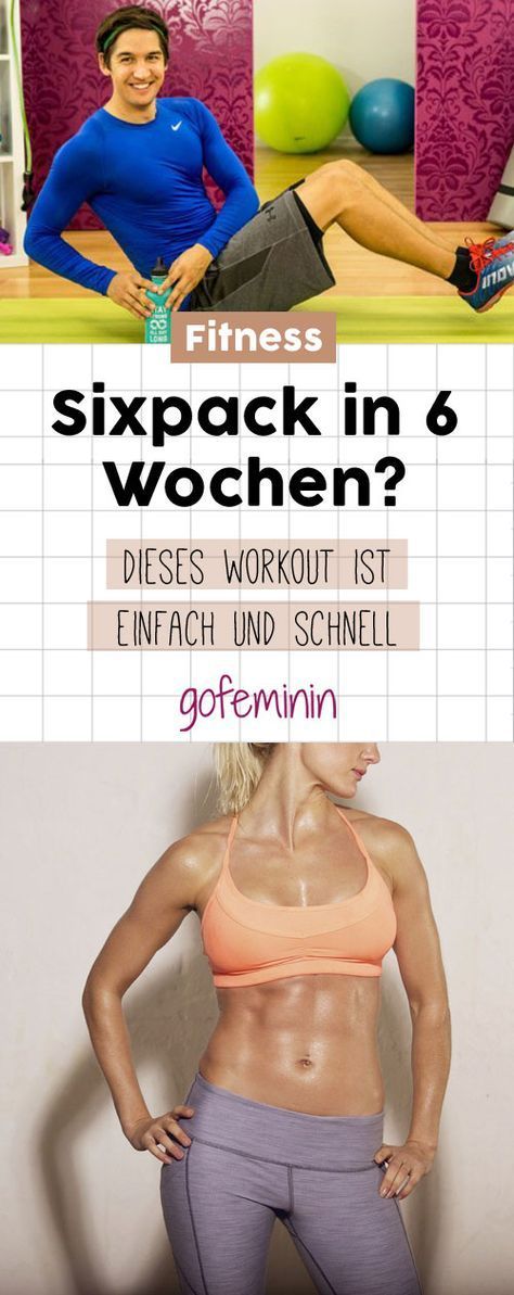 Sixpack in 6 Wochen? Hier kommt ein schnelles und einfaches Training! #fitness #s ... #einfaches #f...