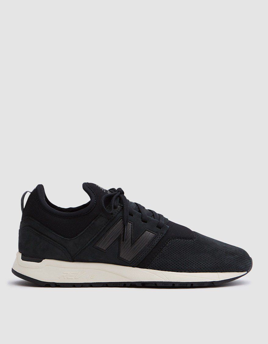 new balance black suede