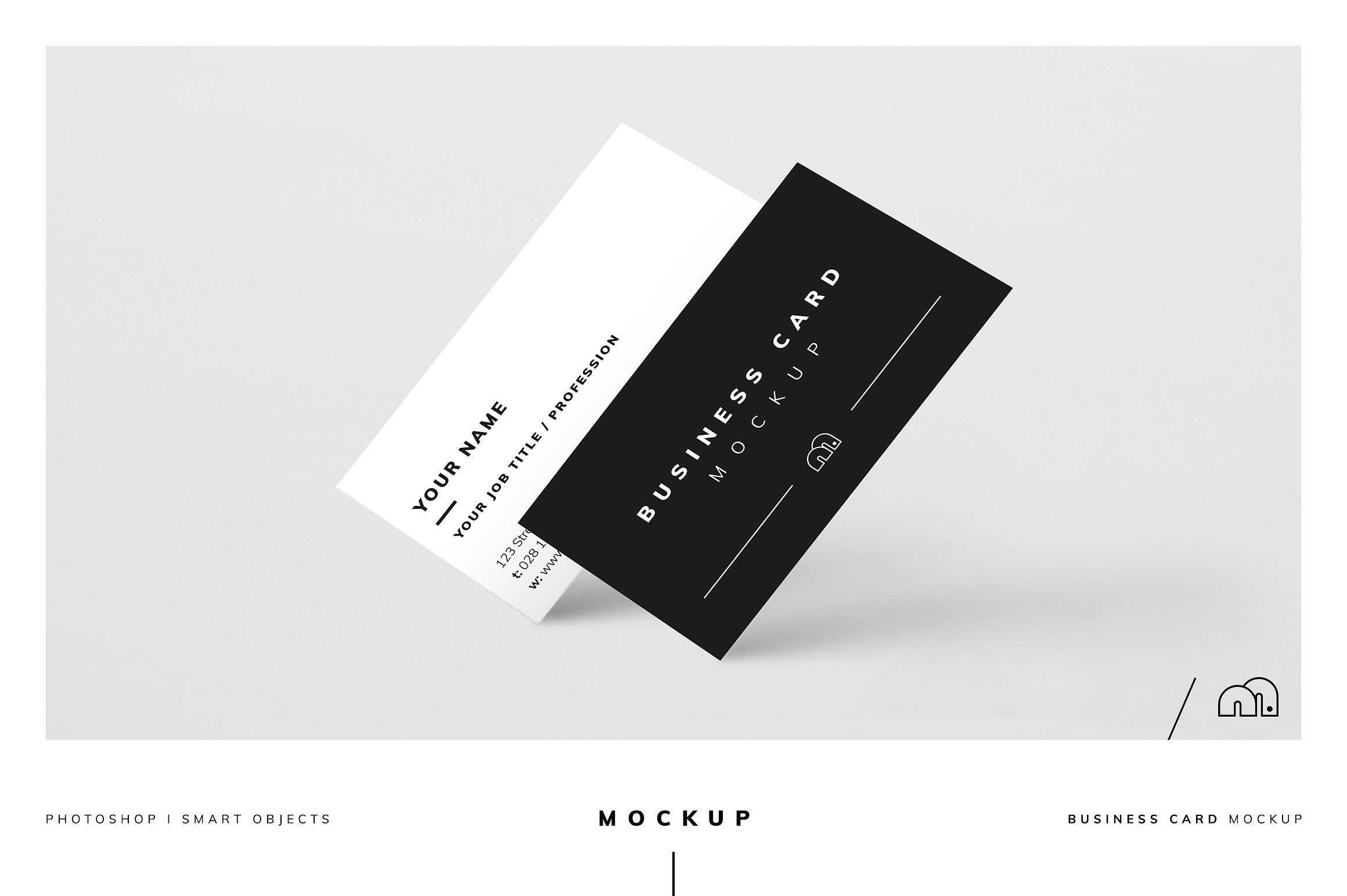 business card mockup by bilmaw creative on creativemarket