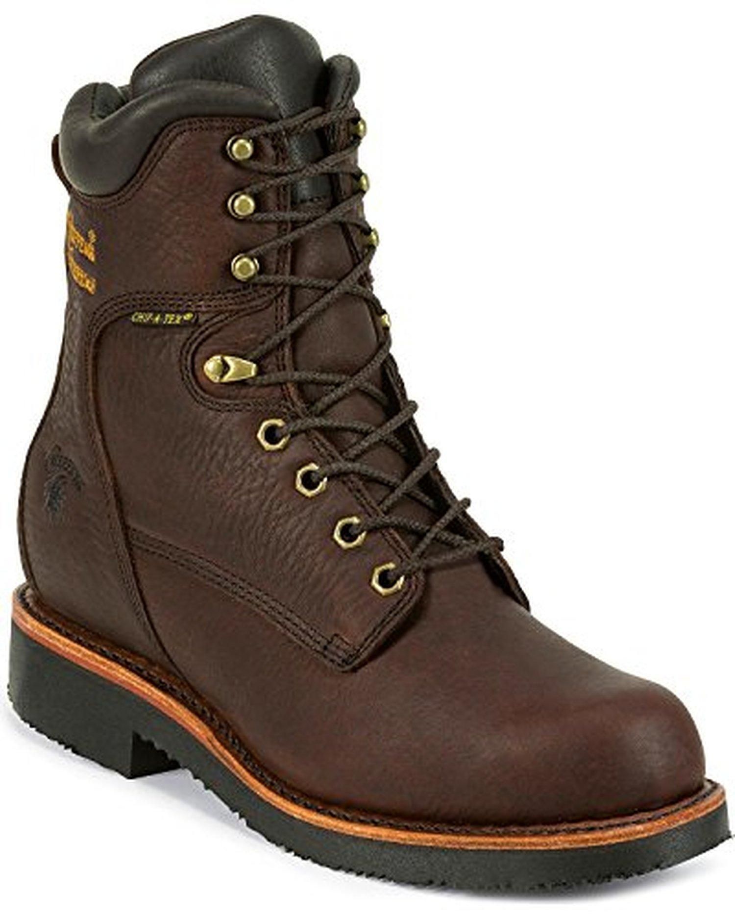 Chippewa Men's 8 Inch Rich Oiled Walnut Waterproof Lace-Up Rugged Boot,Brown,8.5 D US - Brought