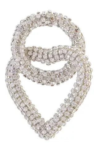 Shop for Raya by Vijeta R Crystal Embellished Statement Earring Online at Aza Fashions Statement Earrings, Silver Earrings, Silver Bracelet, Online Earrings, Brass, Crystals, Bracelets, Shopping, Jewelry