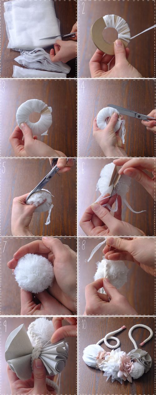 Soo Cute Necklace Tulden Ponpon Elisi Fikirleri Kurdele Isi