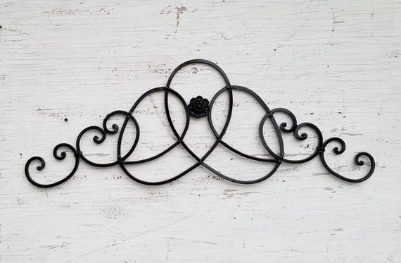 Black Wall Art Decor Metal Headboard Wrought Black Wall Art Decor Metal Headboard Wrought