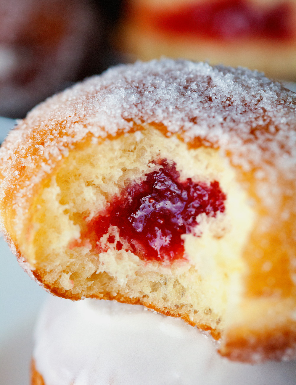 Jelly Doughnuts | Recipe | Desserts, Donut recipes, Homemade jelly