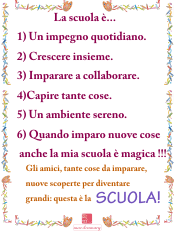 Accoglienza Scuola: Cartelli, Cartelloni, Poster | addobbi