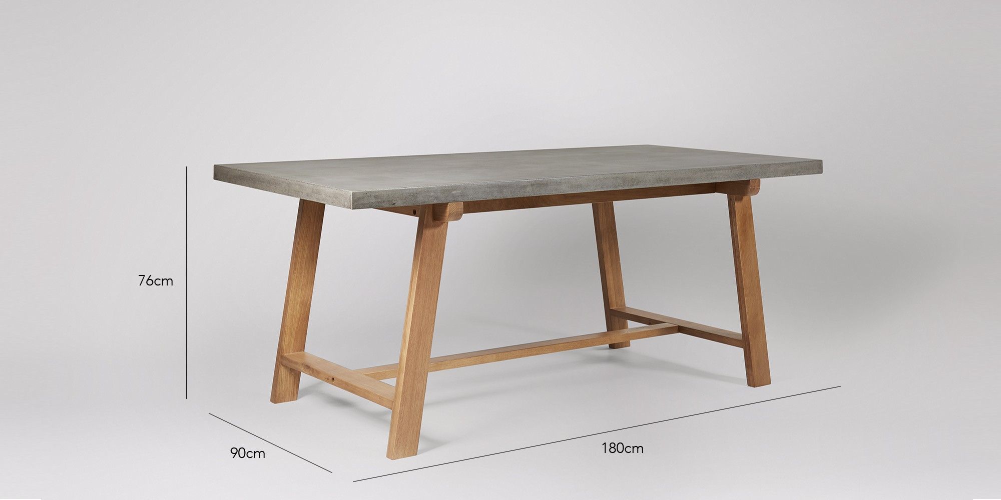 industrial style dining furniture outdoor dining swoon editions dining table industrial style in concrete and oak 449 industrial style dining furniture outdoor dining swoon editions dining table industrial style in concrete and oak 449