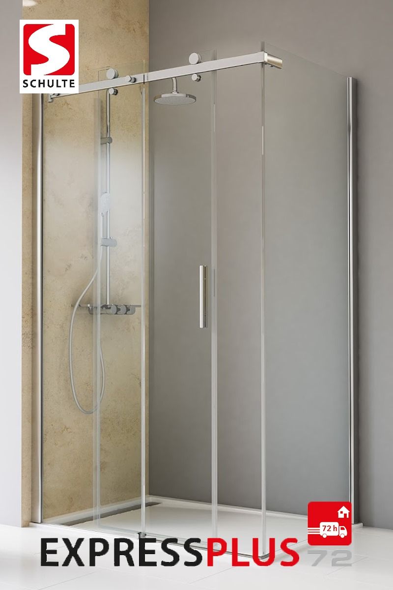 SCHULTE | ExpressPlus shower cabin sliding door / sliding door 2-part…