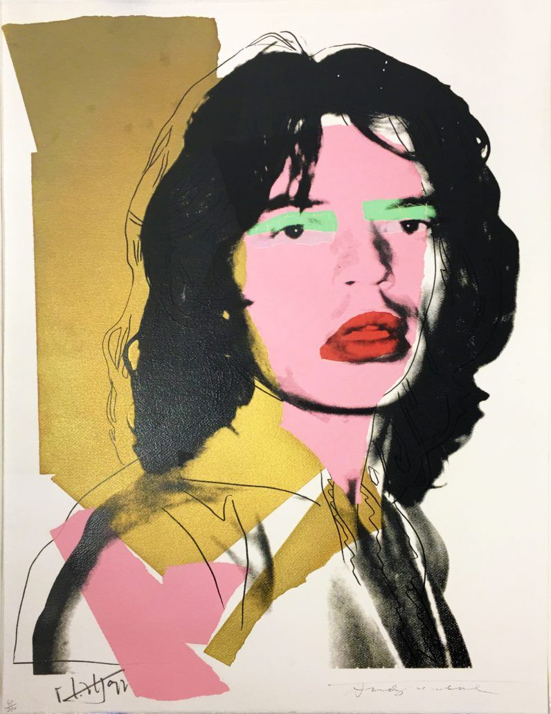 Andy Warhol | Mick Jagger 143 | 1975 | Hamilton-Selway #andywarhol