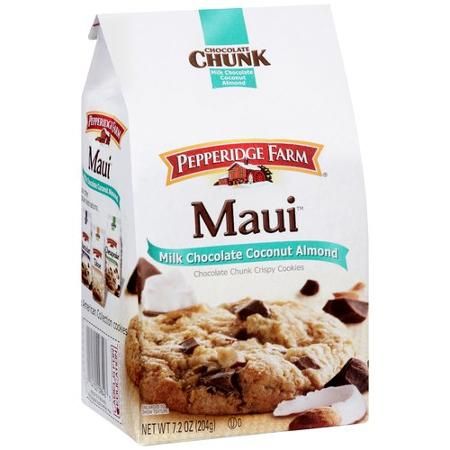 Pepperidge Farm Maui Crispy Milk Chocolate Coconut Almond Cookies 7 2 Oz Bag Walmart Com Pepperidge Farm Cookies Pepperidge Farm Coconut Almond