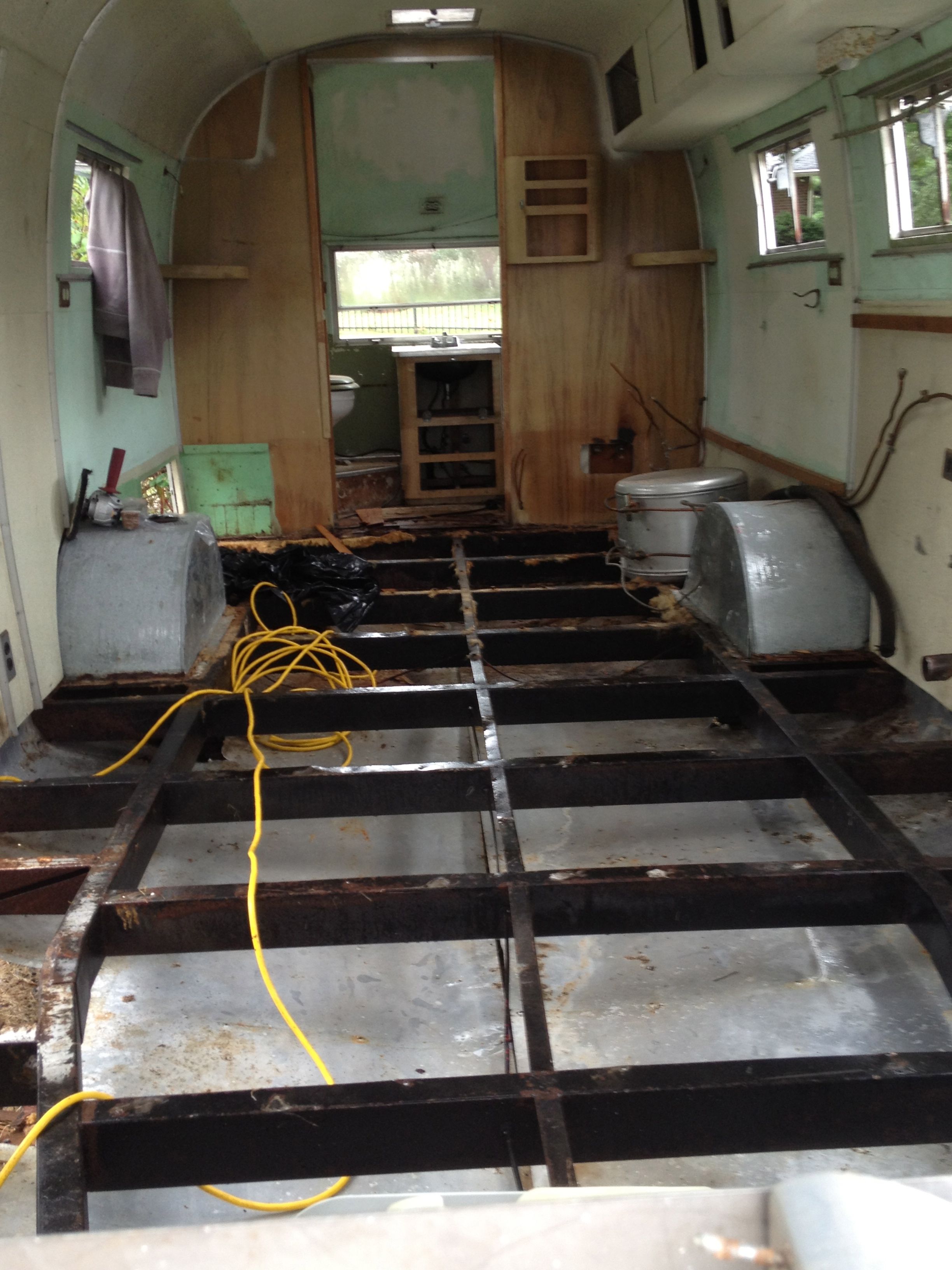 Got to strip it down to build it back up! | Airstream restoration