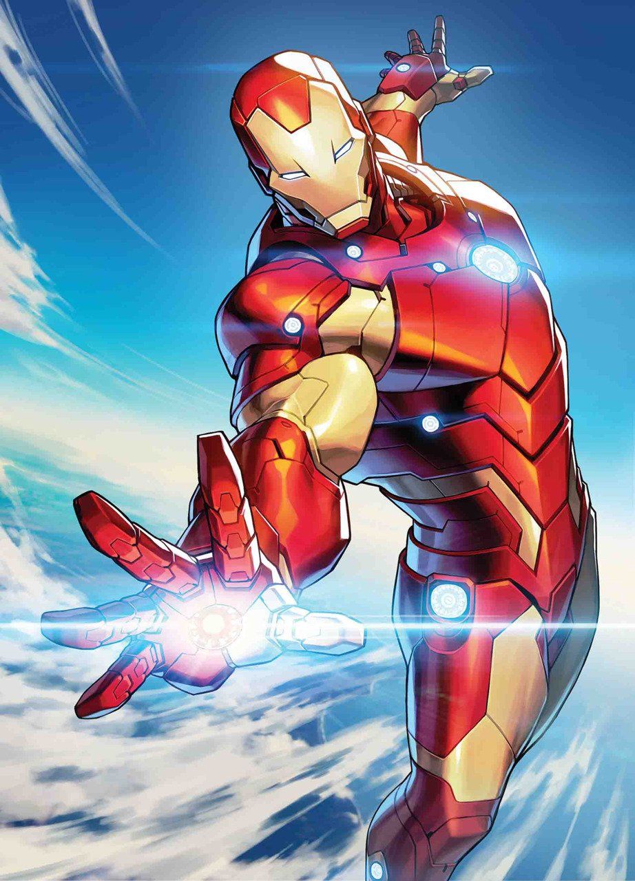 Tony Stark Iron Man 5 Variant Iron man comic art, Iron