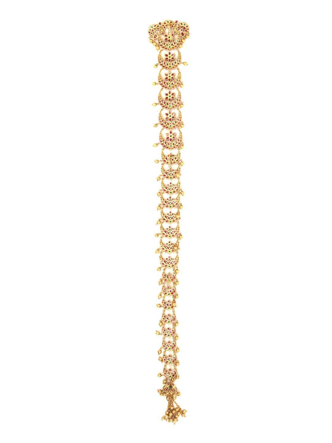 Product Specification Brand:- Priyaasi Collection:- Hair Accessories Actual Color:- Gold, Multi Product Type:- Ponytail Holder Metal Used:- Brass Gemstone:- Ruby, Emerald Plating :- Gold Plated Pattern:- Floral No of Components Inside:- 1 Length:- 61 CM Width:- 7 CM Weight:- 80 GM Care Instruction:- Wipe with a clean cloth to remove dust Spring Casual, Casual Fall Outfits, Indie Outfits, Spring Outfits, Ponytail Holders, Cleaning Clothes, Cross Necklace, Emerald, Ruby