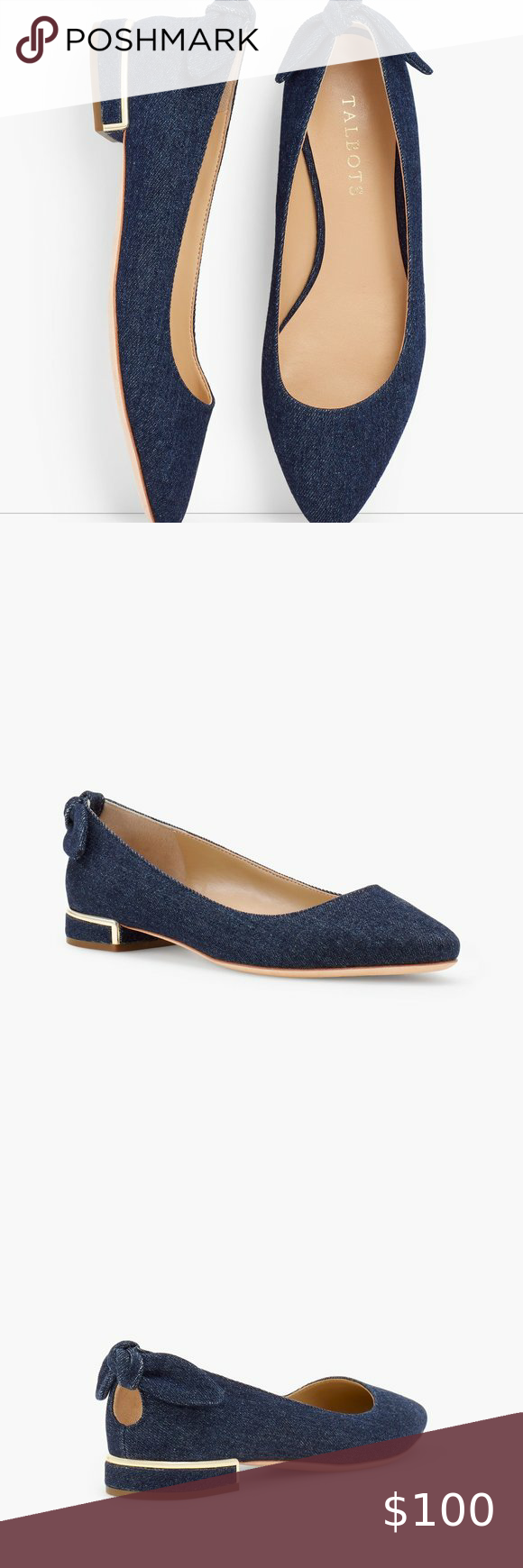 talbots slingback flats