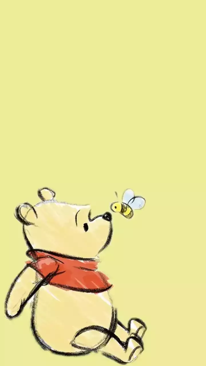 HD Winnie The Pooh Wallpaper Discover more Anthropomorphic Teddy Bear, Bear, E. H. Shepard, Fictional, The House at Pooh Corner wallpapers. https://www.wptunnel.com/hd-winnie-the-pooh-wallpaper-3/ Winnie The Pooh Drawing, Winnie The Pooh Pictures, Winne The Pooh, Cute Winnie The Pooh, Winnie The Pooh Friends, Disney Phone Wallpaper, Cartoon Wallpaper Iphone, Bear Wallpaper, Cute Cartoon Wallpapers