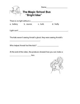 This Includes Questions For The Episodes Of The Magic School Bus