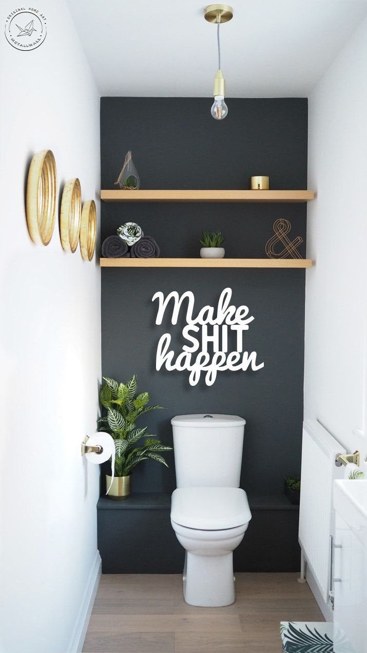 Well Shit Sign Bathroom Humor Sign Farmhouse Bathroom | Etsy Downstairs Bathroom, Bathroom Wall Art, Bathroom Furniture, Bathroom Sink, Hotel Bathroom, Modern Bathroom Wall Decor, Colorful Bathroom, Bathroom Canvas, Master Bathroom