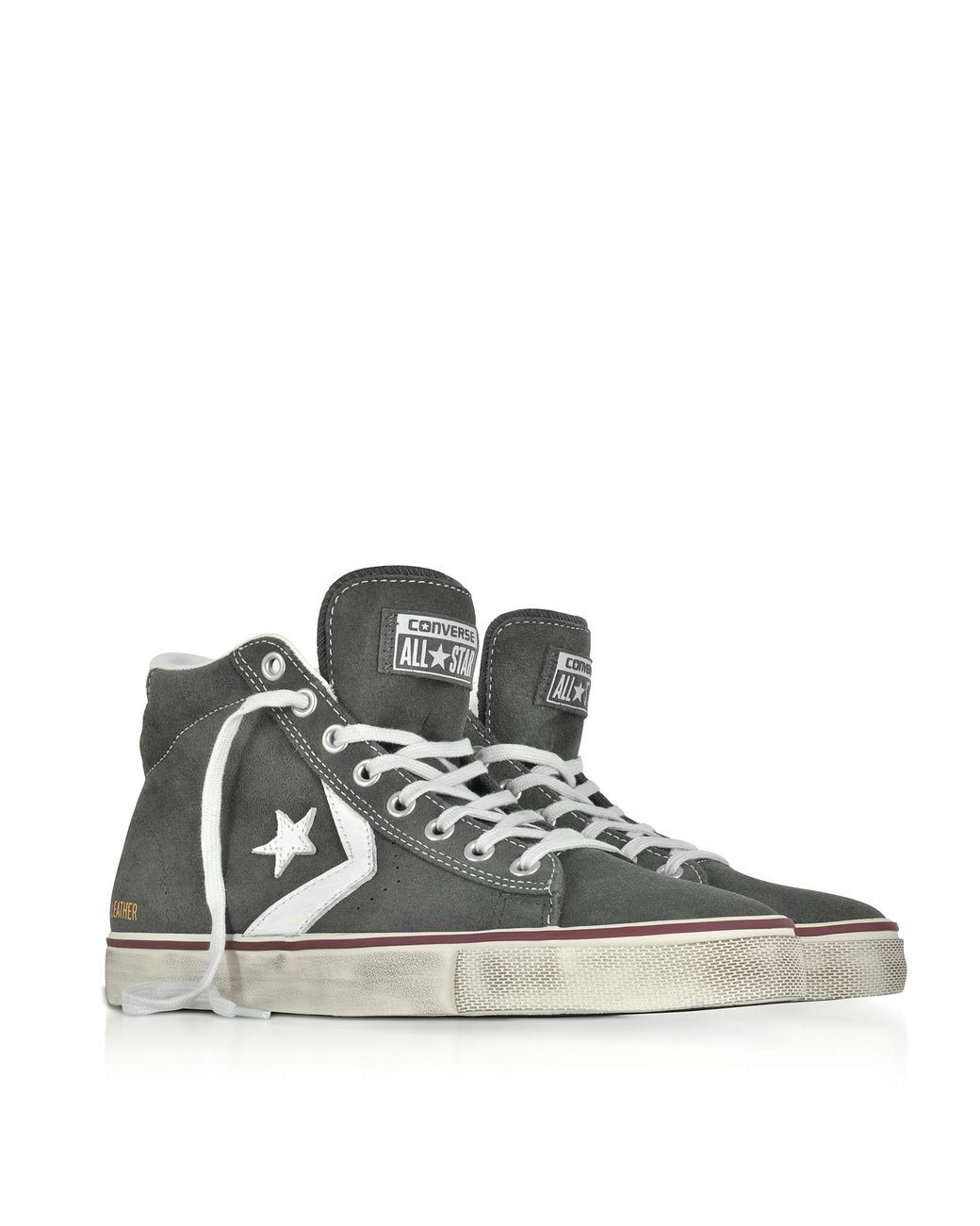 converse pro leather distressed