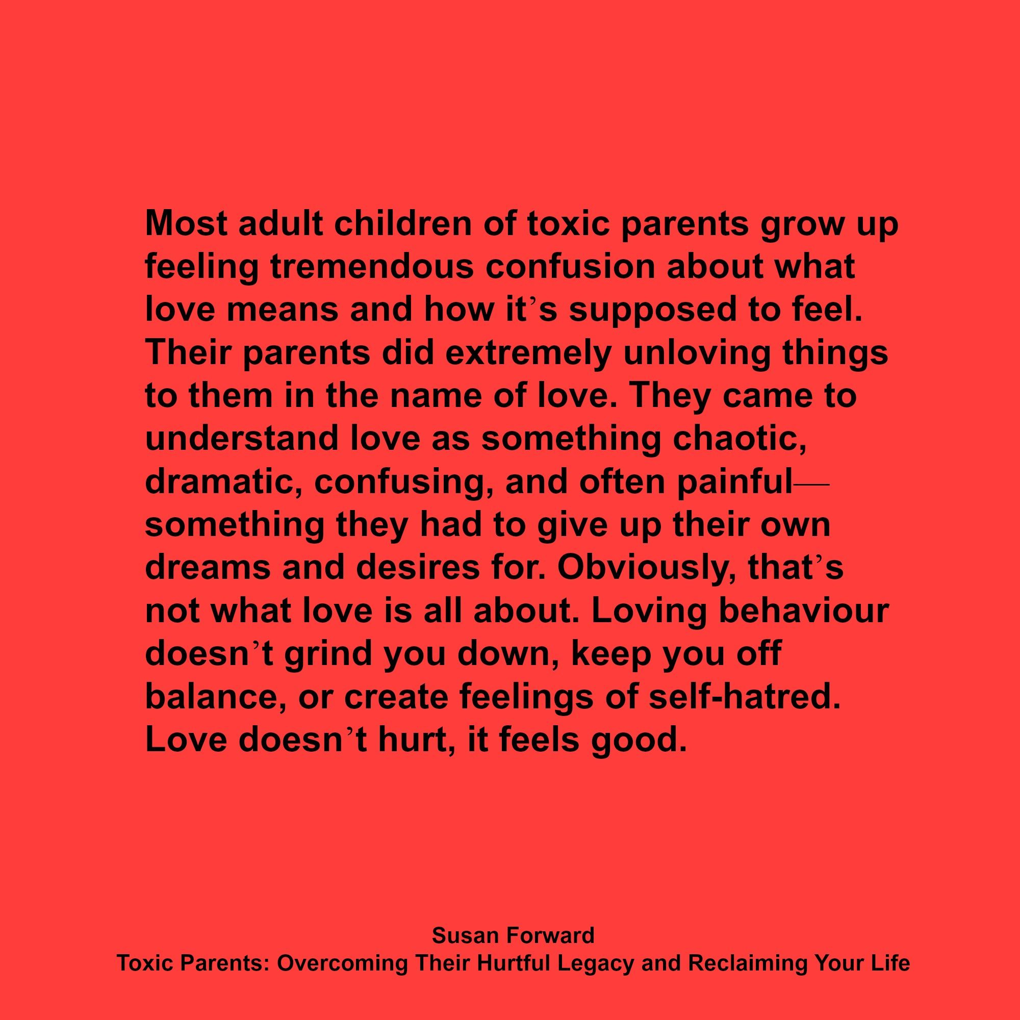 a literary analysis of the toxic parents by dr susan forward Read toxic parents by craig buck, dr susan forward dr susan forward draws on case histories and the real-life voices of adult children of classic literature. a literary analysis of the toxic parents by dr susan forward Read toxic parents by craig buck, dr susan forward dr susan forward draws on case histories and the real-life voices of adult children of classic literature.