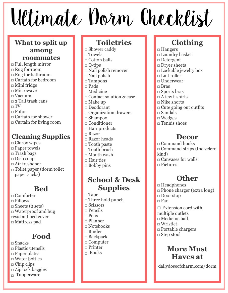 ultimate college dorm checklist what you do dont need in 2020 dorm room list dorm checklist college dorm checklist university dorm essentials on ultimate college dorm checklist what you do dont need in 2020 dorm room list dorm checklist college dorm checklist pinterest