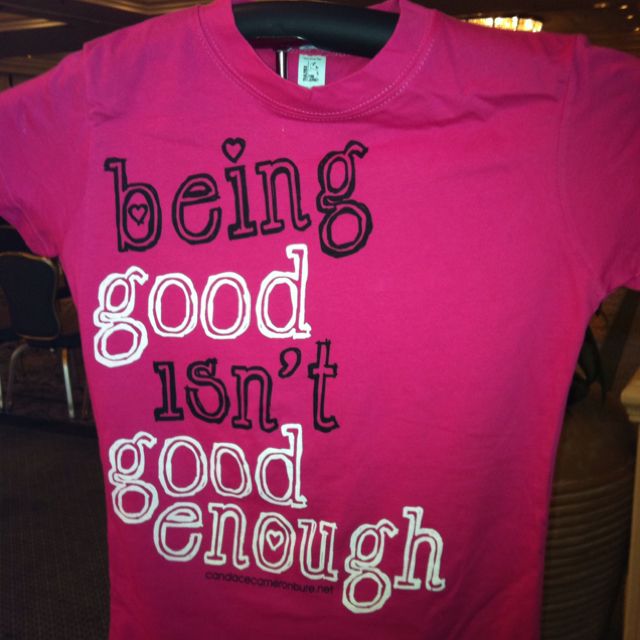 Great t-shirt with a great message! Find them on www.candacecameronbure.net | T shirt, Great t