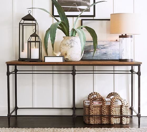 Murano Glass Table Lamp Base Pottery Barn Entryway Decor Entry Console Decorating Murano Glass Table Lamp Base Pottery, Pottery Barn Sofa Table Lamps