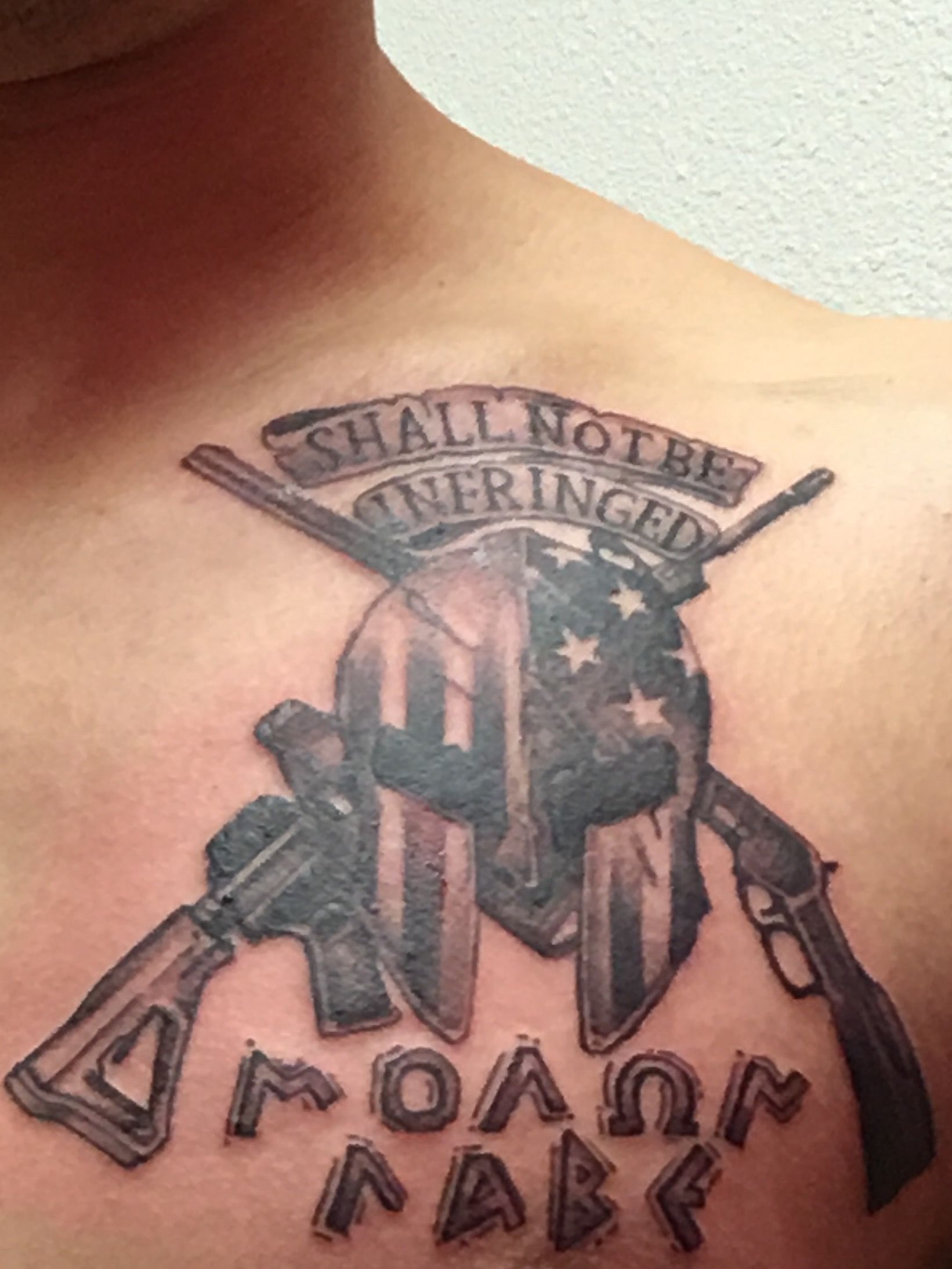 Top 33 Molon Labe Tattoos 2020 Inspiration Guide Molon Labe Tattoo Spartan Tattoo Tattoo Designs Men