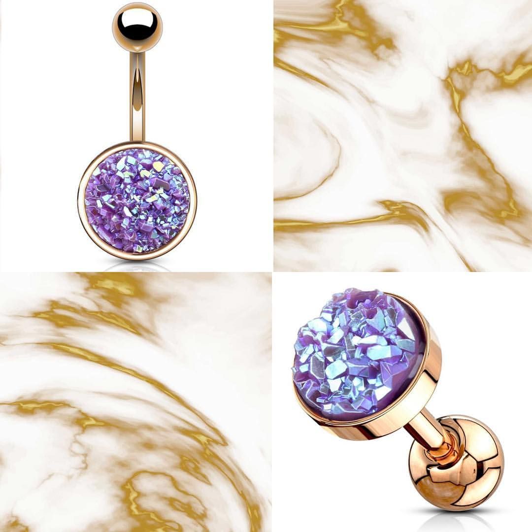 Fifth Cue 316L Surgical Implant Grade Steel Basic Navel Belly Ring