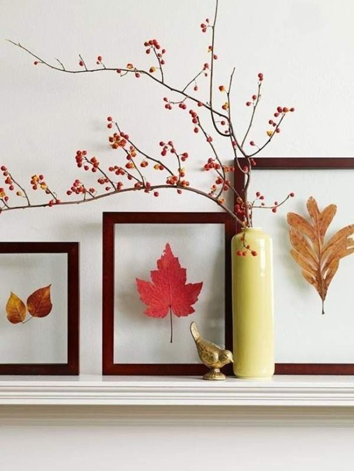 7 ideas para hacer con hojas este otoño- cuadros con hojas secas Easy Fall, Fall Diy, Unique Fall, Fabulous Fall, Unique Diy, It's Fall, Upcycled Crafts, Diy Crafts, Decor Crafts