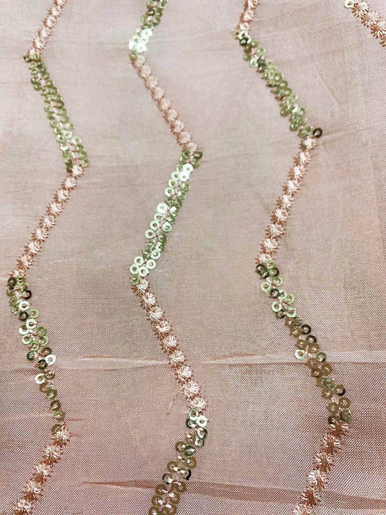 Light Embroidered Sequined Silk Fabric Sale by half a yard | Etsy Fabric Sale, Silk Fabric, Junk Journal, Sequined, Table Runners, Chain Necklace, Yard, Embroidered, Light
