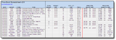price book spreadsheet click to enlarge excel templates