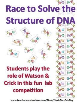 001 NGSS Aligned Race to Solve DNA Structure Lab Teaching 001 NGSS Aligned Race to Solve DNA Structure Lab Teaching