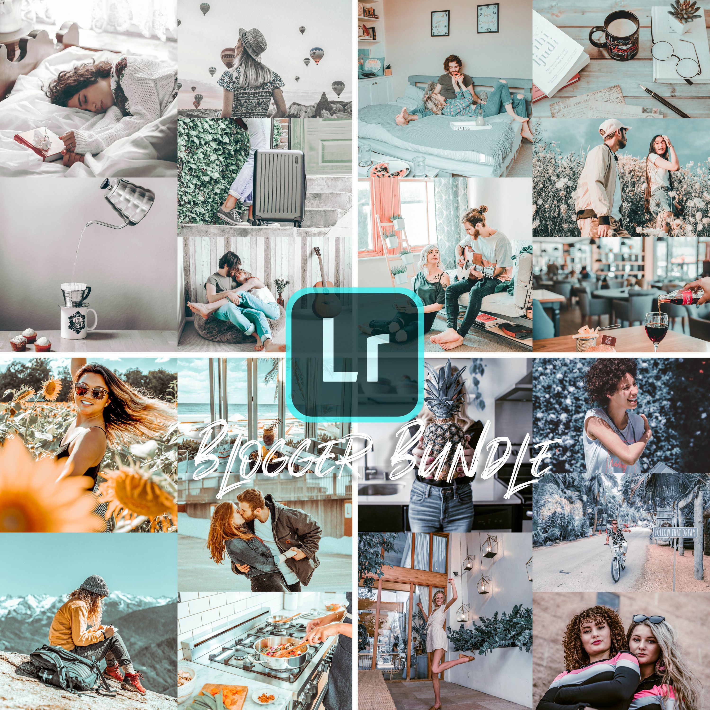 4 Mobile Lightroom Presets BLOGGER BUNDLE Instagram Lifestyle Blogger
