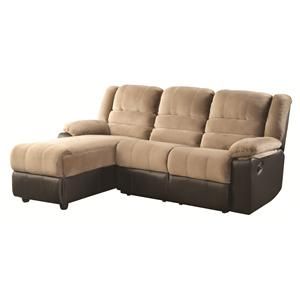 Coaster Huxley Reclining Sectional Sofa Item Number 600070 Coaster Huxley Reclining Sectional Sofa Item Number 600070