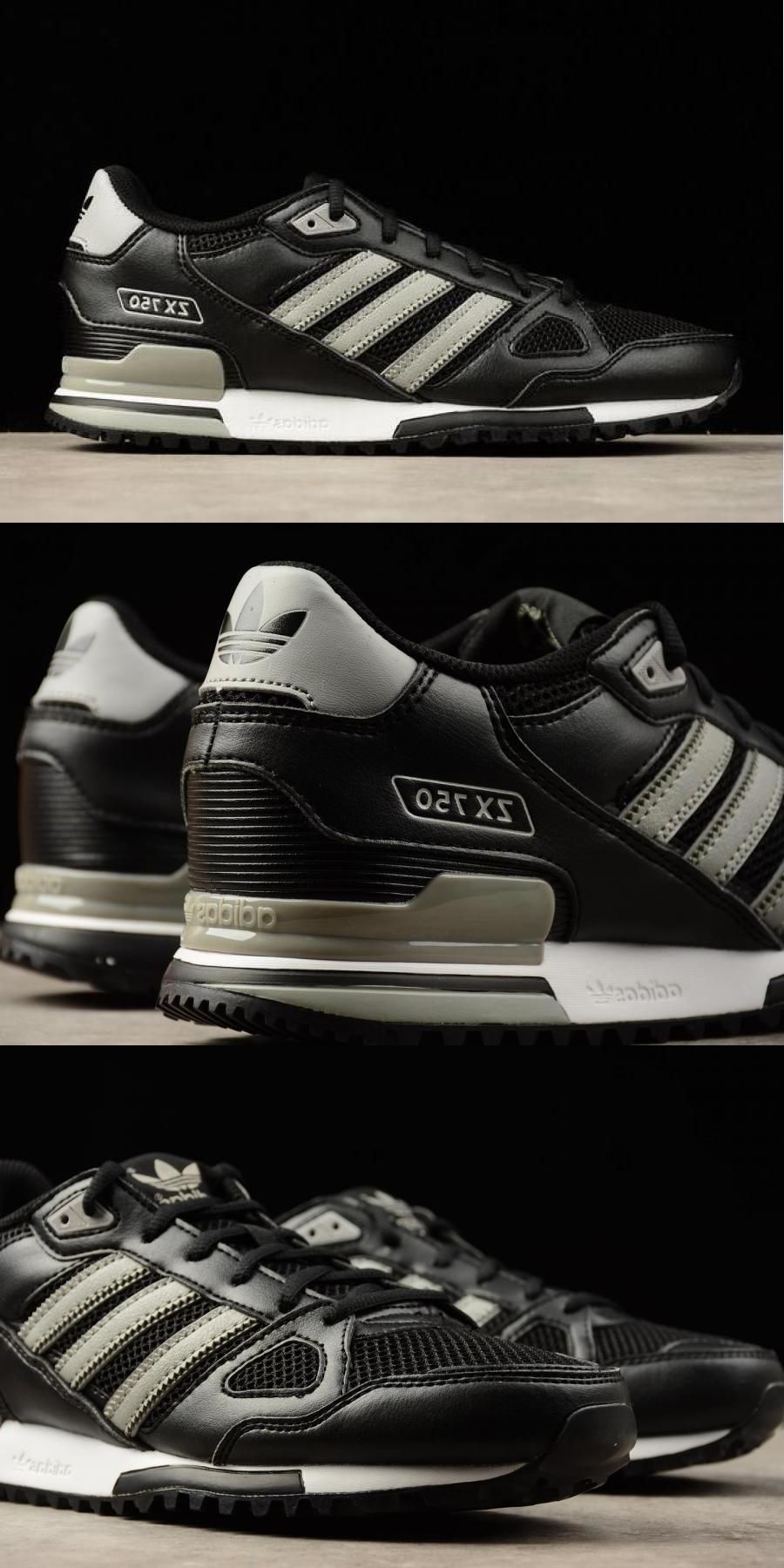 Adidas Zx 750 Black/grey-white S76191 in 2020 | Adidas zx, Black and grey, Sneakers fashion