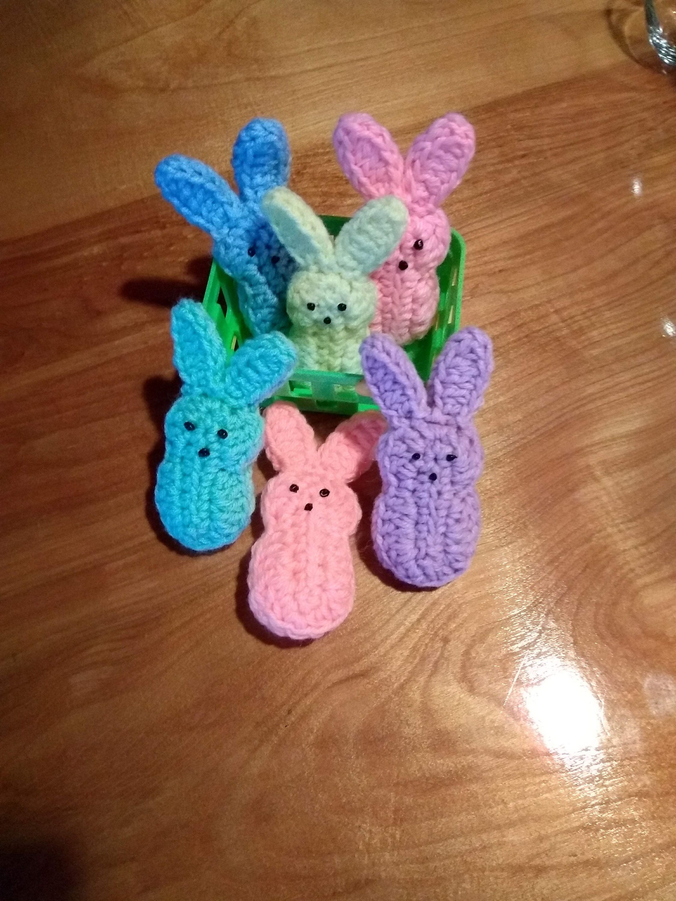 Crochet Easter PeepsEaster Peep BunnyCrochet Easter | Etsy | Easter