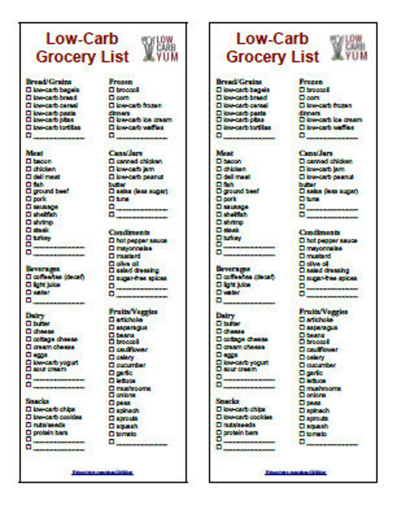 Carbohydrate Foods List Pdf - Foods Details