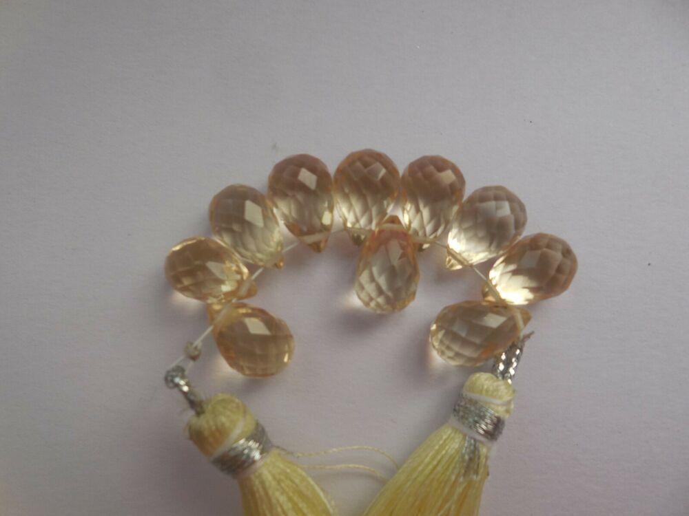 6 Pcs Hydro Smoky Quartz Top Front To Back Drilled Faceted Oval Beads 20x10MM 6 Pcs Hydro Smoky Quartz Top Front To Back Drilled Faceted Oval Beads 20x10MM