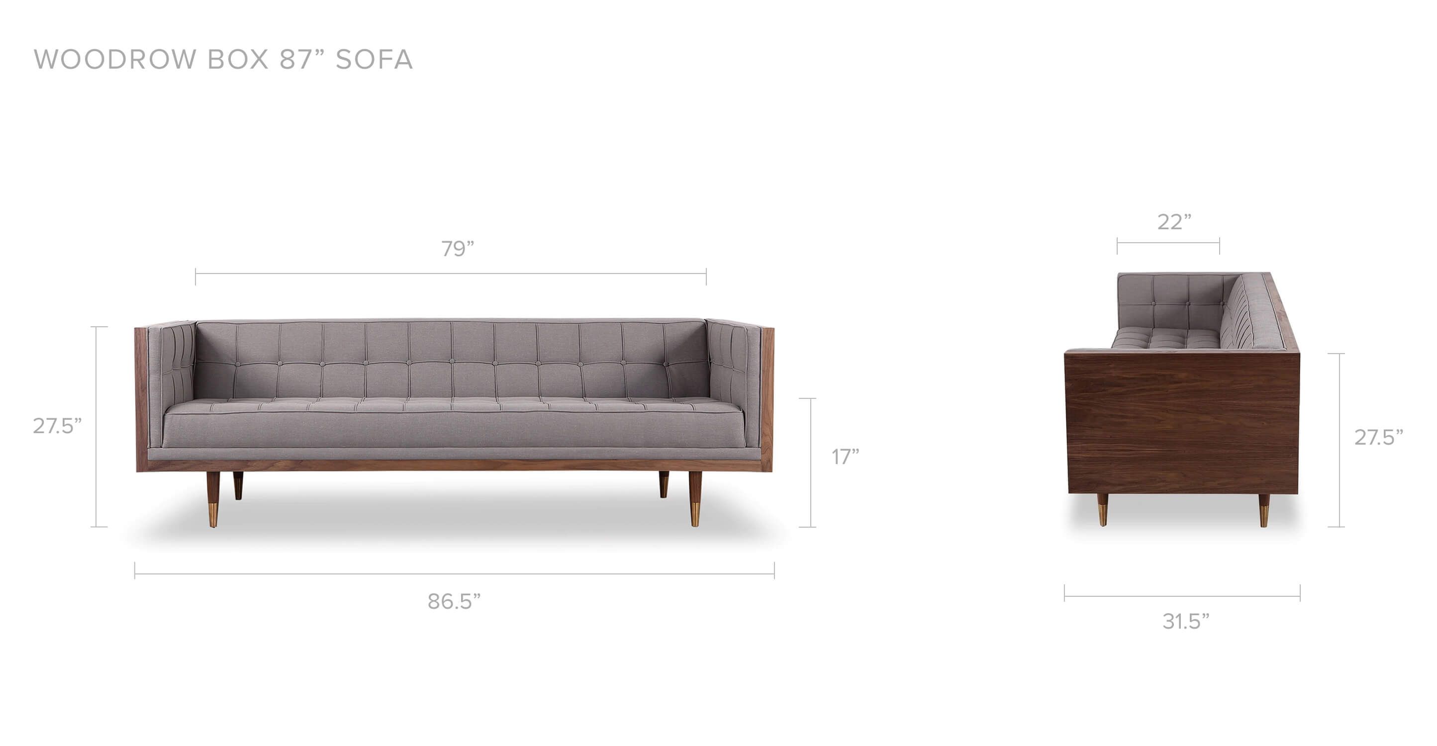 Woodrow Box 87 Fabric Sofa Walnut Haze Pewter In 2021 Fabric Sofa Furnishings Design Modern Furnishings Woodrow Box 87 Fabric Sofa Walnut Haze Pewter In 2021 Fabric Sofa Furnishings Design Modern Furnishings