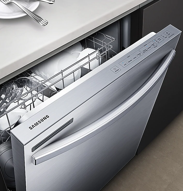 Digital Touch Control 55 dBA Dishwasher in Stainless Steel Dishwasher