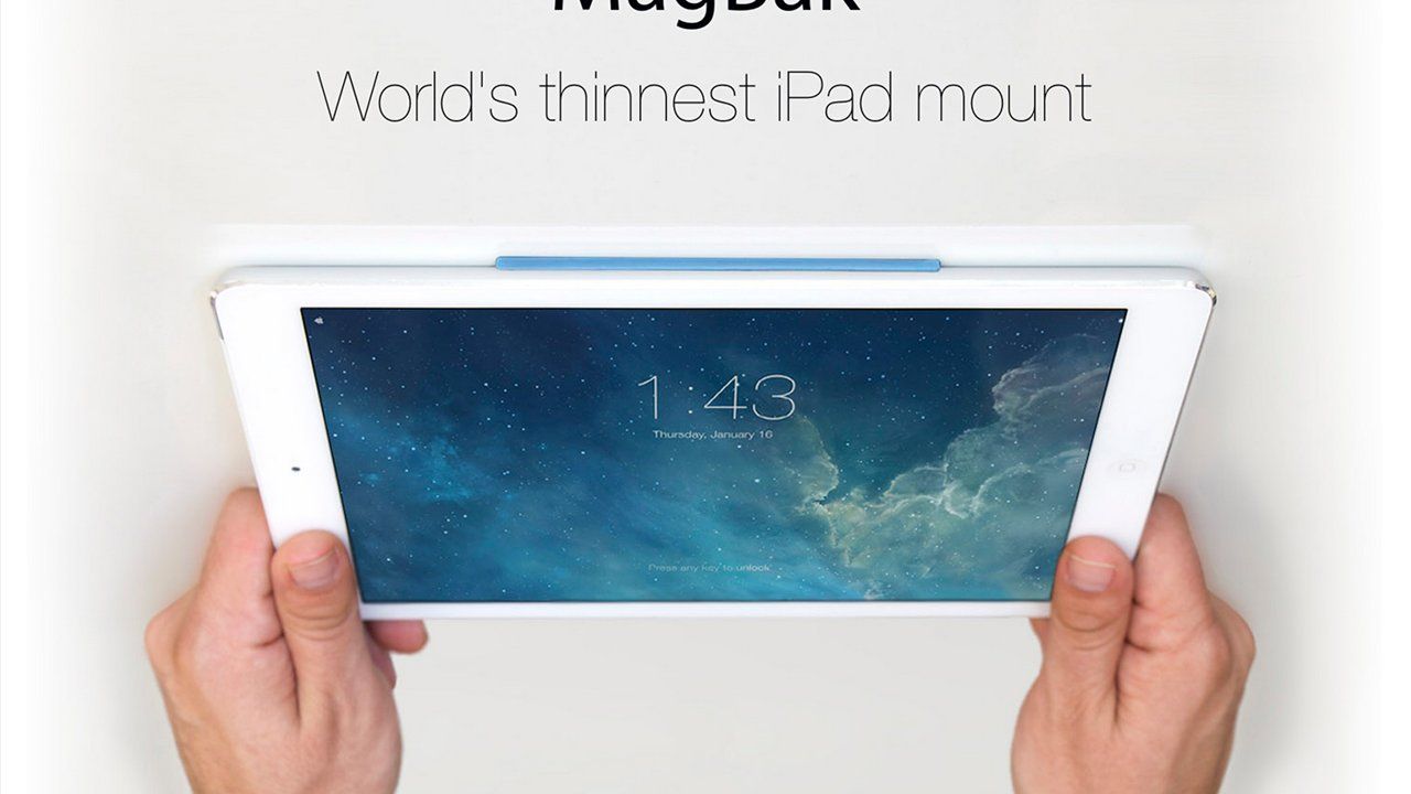 MAGBAK: WORLD'S THINNEST IPAD MOUNT | Ipad mount, Ipad MAGBAK: WORLD'S THINNEST IPAD MOUNT | Ipad mount, Ipad