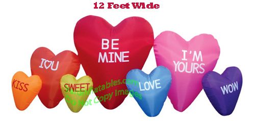 12 air blown inflatable valentine s day candy hearts patch valentine candy hearts valentines day party heart candy 12 air blown inflatable valentine s day candy hearts patch valentine candy hearts valentines day party heart candy