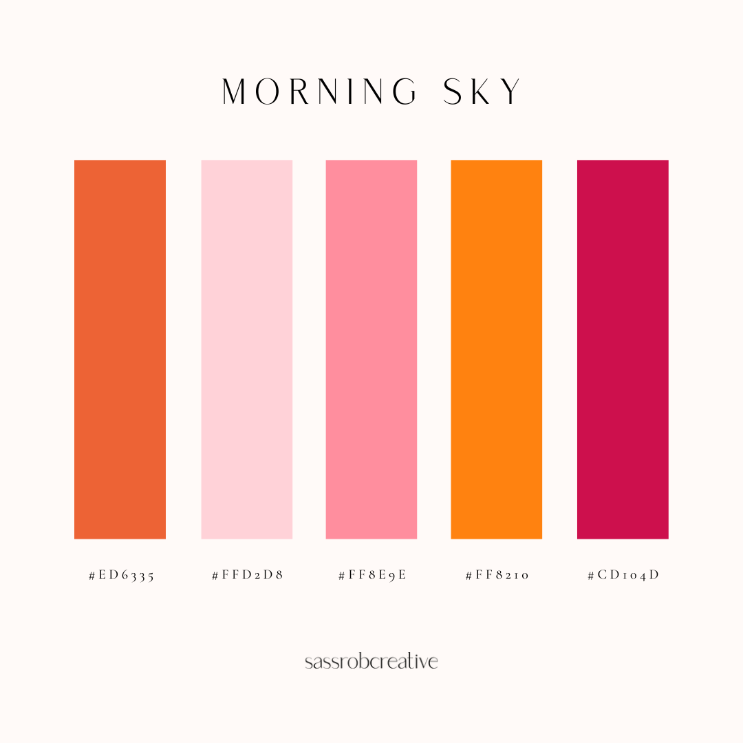 Morning Sky Colour Palette