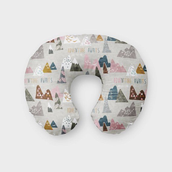 Nursing Pillow Cover Adventure Awaits Baby | Baby feeding pillow, Slipcovers